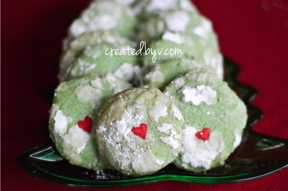 Grinch Crinkle Cookies ❄︎ 5th Baking Day of Christmas 2015