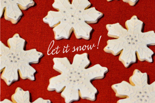 Snowflake Sugar Cookies ❄︎ 11th Baking Day of Christmas 2015