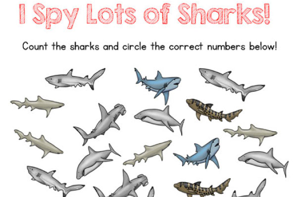 Shark I Spy Game - Simple Fun for Kids