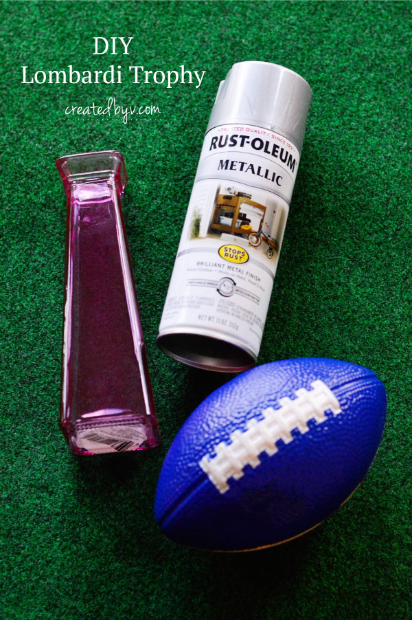 $2 LOMBARDI TROPHY DIY Party Mad in Crafts