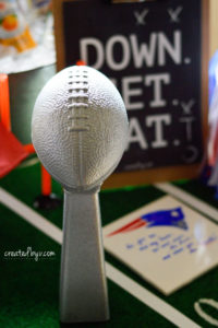 super bowl trophy diy