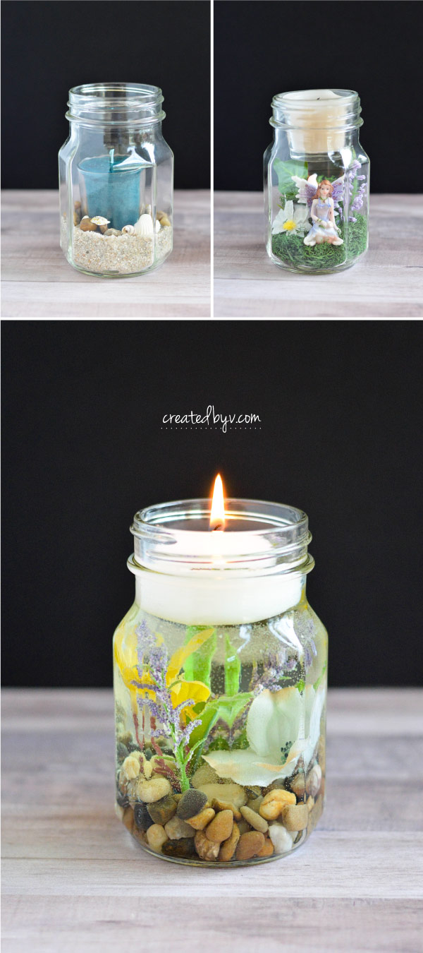 EASY DIY mason jar candle lanterns- Perfect for RV and camping