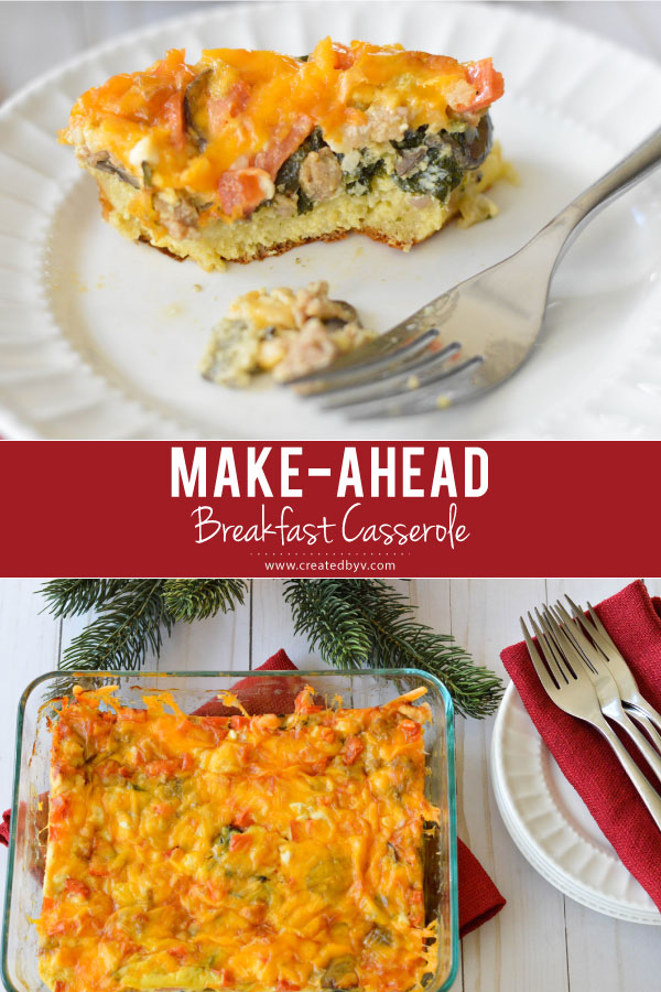 Make-Ahead Breakfast Casserole︎ ︎ 11th Baking Day of Christmas 2017 ...