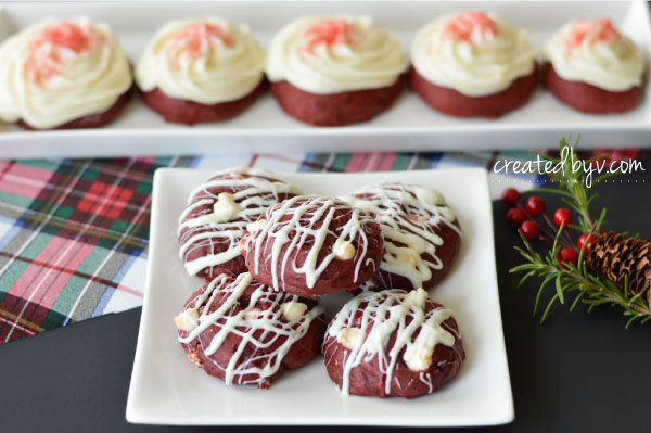Red Velvet Cookies ❄︎ 8th Baking Day of Christmas 2017