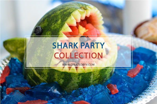 Get these fun shark-inspired invitations and printables to delight your guests and make a lasting impression at your birthday parties, pool parties or Shark Week celebrations! The Shark Party Collection includes digital shark invitation, shark sighting signs, favor tags and food tents.