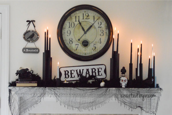 A Halloween Mantle Inspired By “The Raven”